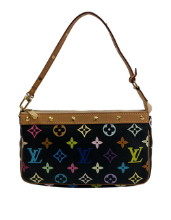 Pochette Murakami, Canvas, Mono/Negro, SL0073,3*